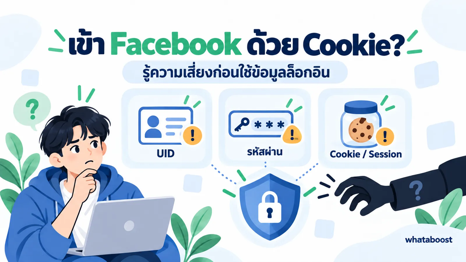 เข้า Facebook ด้วย Cookie รู้ความเสี่ยงก่อนใช้ข้อมูลล็อกอิน