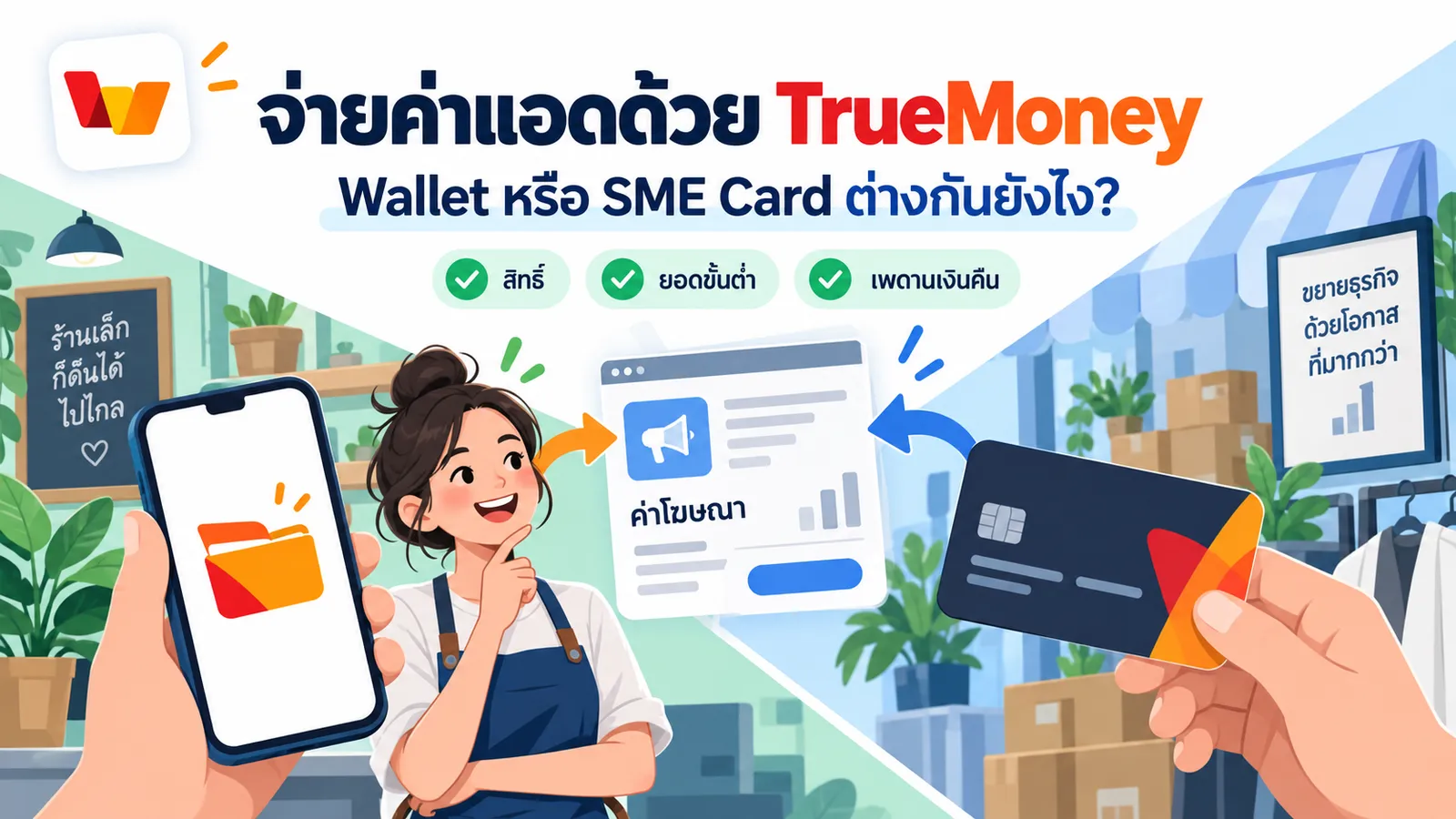 จ่ายค่าโฆษณา Facebook ผ่าน TrueMoney และตรวจเงื่อนไข